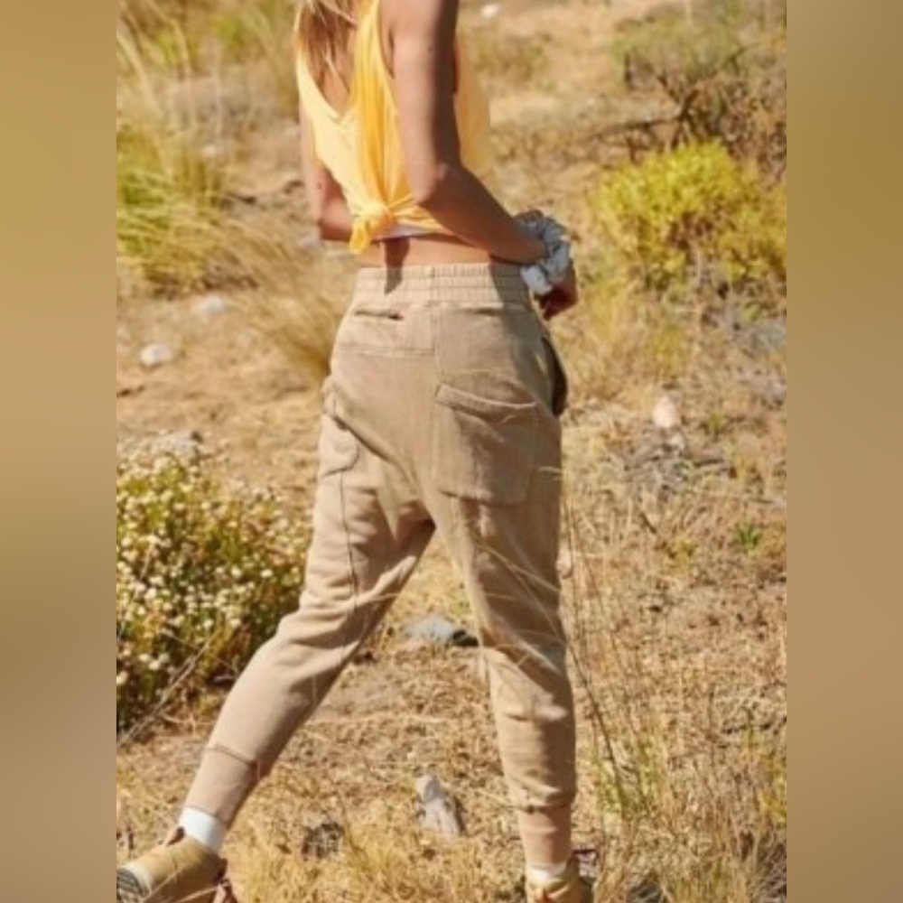 Free People June Bug Jogger Beige